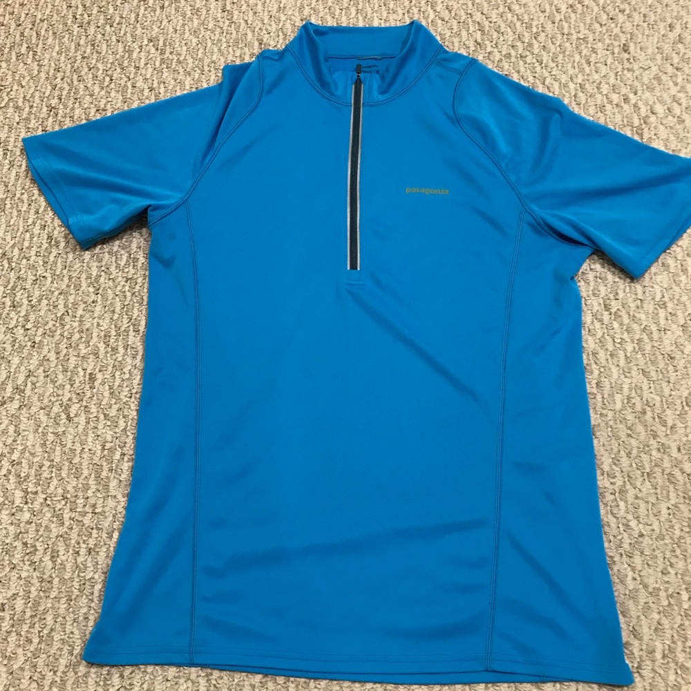 Patagonia Mens Cycling Jersey (Blue)